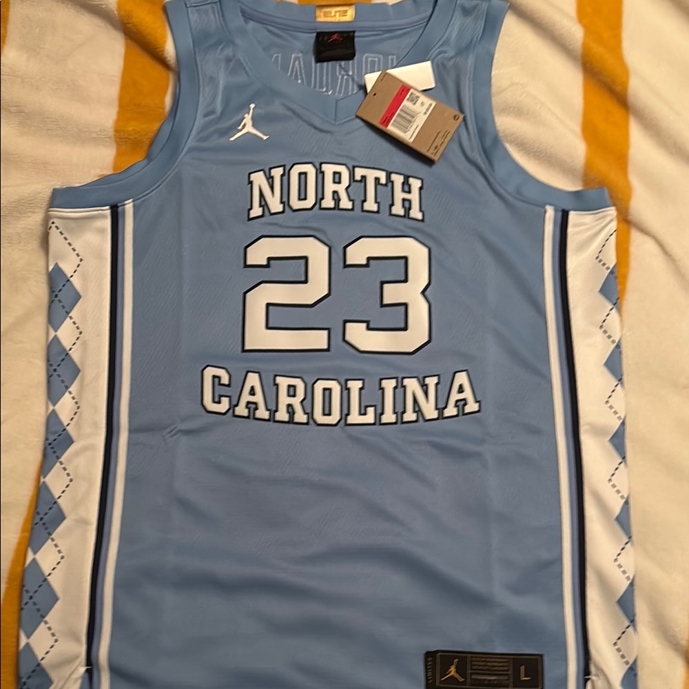 Jordan North Carolina Basketball Jersey - Light Blue